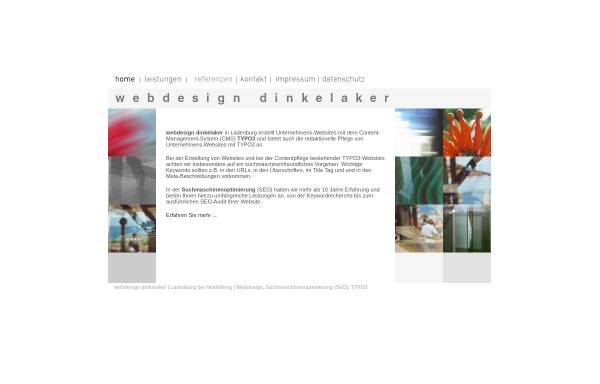 Vorschau von www.webdesign-dinkelaker.de, Webdesign Dinkelaker