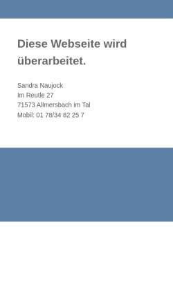 Vorschau der mobilen Webseite www.sn-webdesign.de, Web-design Sandra Naujock