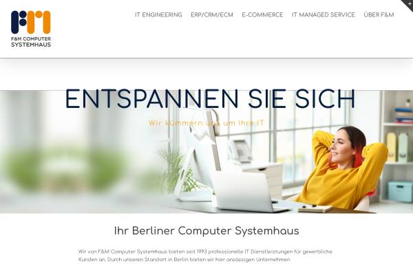 Vorschau von www.fmc.berlin, F & M Computer Systemhaus GmbH