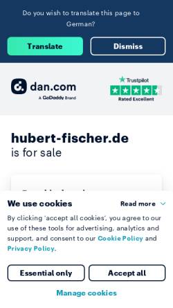 Vorschau der mobilen Webseite www.hubert-fischer.de, Fischer, Hubert