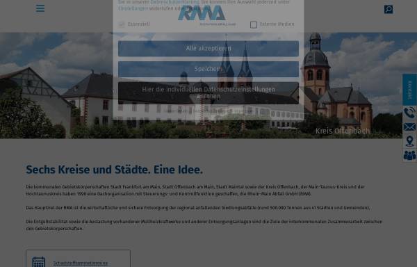 Vorschau von www.rmaof.de, RMA Rhein-Main Abfall GmbH