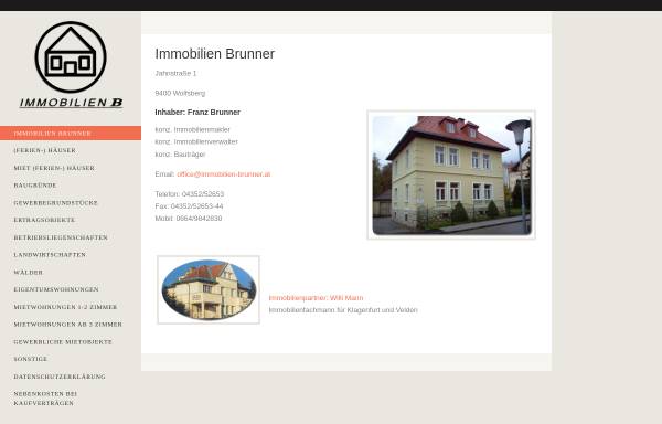 Vorschau von www.immobilien-brunner.com, Immobilien Brunner