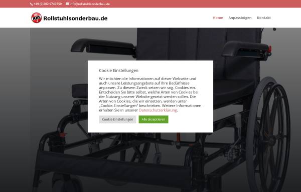 Vorschau von rollstuhlsonderbau.de, Rollstuhlsonderbau