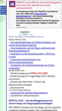 Vorschau der mobilen Webseite www.ldittmer.de, Streckenflugsoftware DMST(G)