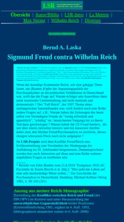 Vorschau der mobilen Webseite www.lsr-projekt.de, Sigmund Freud contra Wilhelm Reich - 