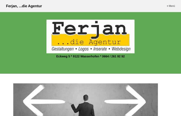 Vorschau von www.ferjan.at, Werbeagentur Ferjan