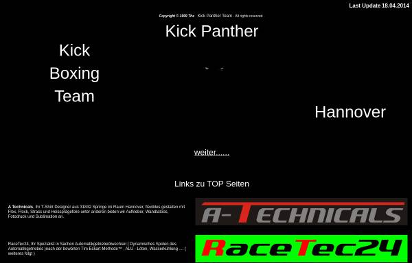 Vorschau von www.kickpanther.de, Kick Panther Kick Boxing Team Hannover