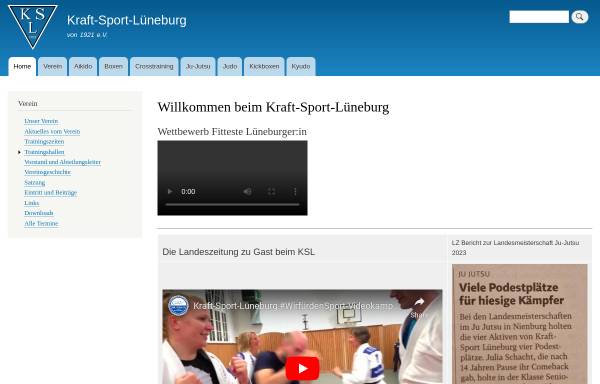 Vorschau von www.xn--ks-lneburg-deb.de, Kraftsportverein Lüneburg