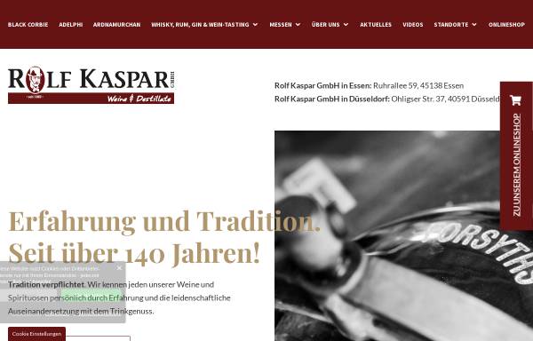 Vorschau von kaspar-spirituosen.de, Rolf Kaspar GmbH