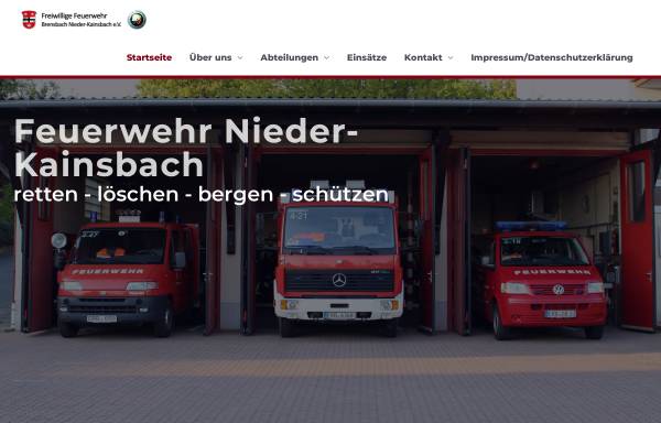 Vorschau von www.feuerwehr-nieder-kainsbach.de, Freiwillige Feuerwehr Nieder-Kainsbach