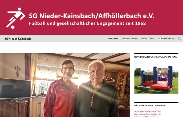 Vorschau von www.sgniederkainsbach.de, SG Nieder-Kainsbach/Affhöllerbach e.V.