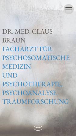 Vorschau der mobilen Webseite www.docbraun.de, Dr. med. Claus Braun