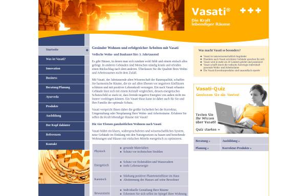 Vorschau von www.vasati.de, Vedische Fernstudiums