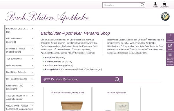 Vorschau von www.bachblueten-apotheke.com, First Trading Ltd Logistics Europe