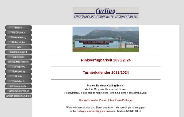 Curlinghalle Küssnacht am Rigi, offizielle Seite