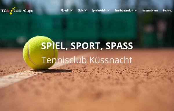Vorschau von www.tckuessnacht.ch, Tennisclub TC, Küssnacht am Rigi