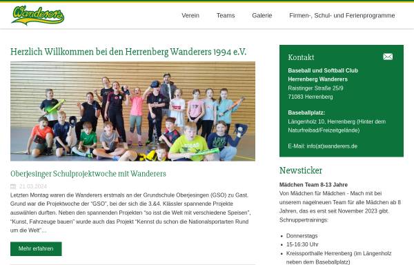 Vorschau von www.wanderers.de, Wanderers Herrenberg