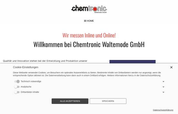 Vorschau von www.chemtronic-gmbh.de, Chemtronic Waltemode GmbH
