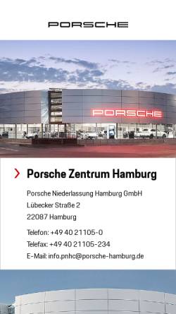 Vorschau der mobilen Webseite www.porsche-in-hamburg.de, Büro für Organisationsentwicklung - Peter Prosche