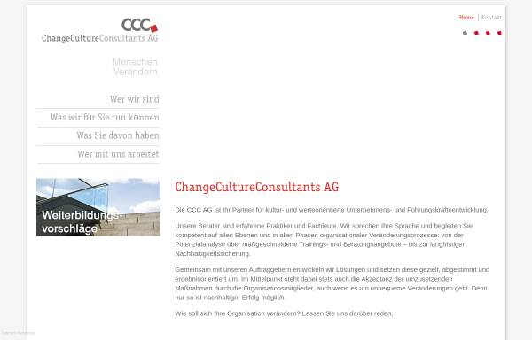 Vorschau von www.ccc-ag.de, ChangeCultureConsultants AG