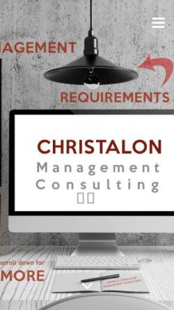 Vorschau der mobilen Webseite www.christalon.at, Christalon - Management Consulting
