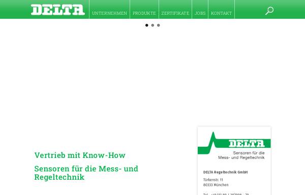 Vorschau von www.delta-regeltechnik.de, Delta Regeltechnik GmbH