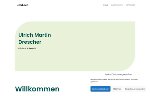 Diplom-Volkswirt Ulrich Martin Drescher