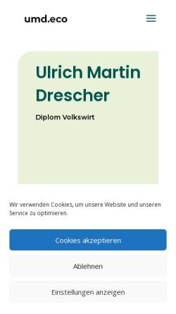 Diplom-Volkswirt Ulrich Martin Drescher