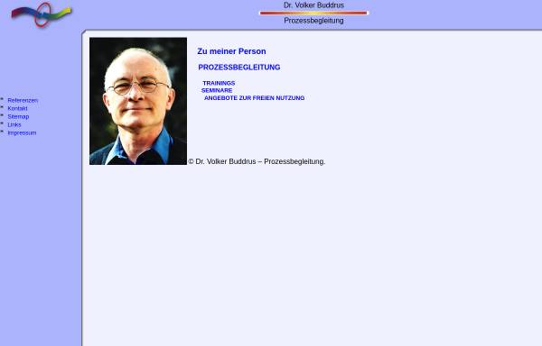 Vorschau von www.prozessbegleitung.com, Dr. Volker Buddrus - Prozessbegleitung