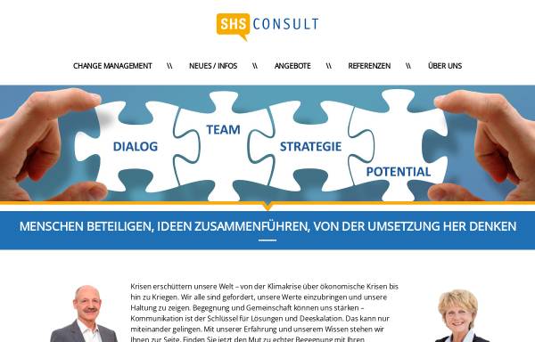 Vorschau von www.shsconsult.de, SHS Consult GmbH & Co. KG