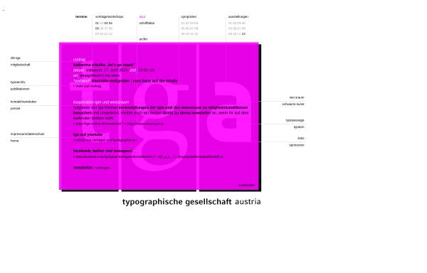 Vorschau von typographischegesellschaft.at, Typographische Gesellschaft Austria (TGA)