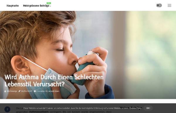 Vorschau von www.asthmafragen.net, Asthmafragen.net