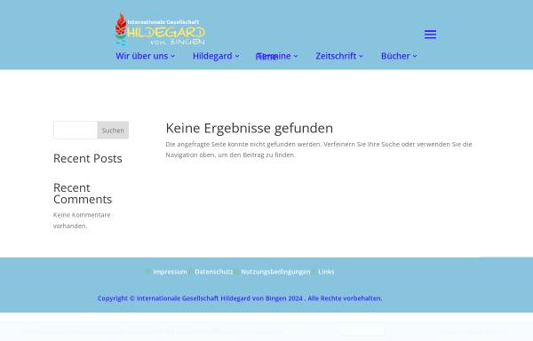 Vorschau von www.hildegard-gesellschaft.org, Internationale Gesellschaft Hildegard von Bingen