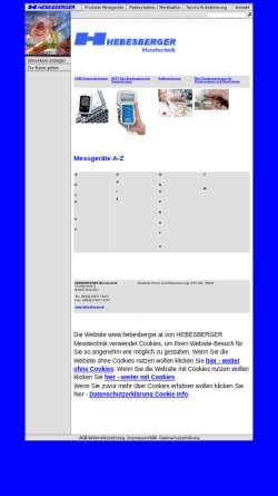 Vorschau der mobilen Webseite www.hebesberger.at, Hubert Hebesberger