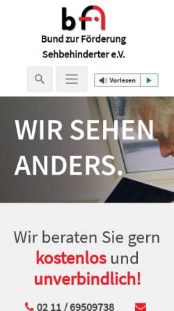 Bund zur Förderung Sehbehinderter