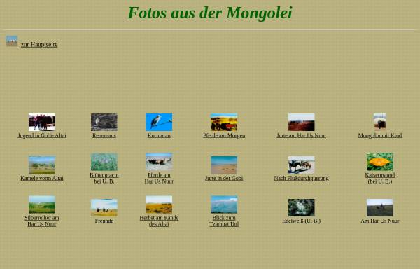 Vorschau von www.bosholm.de, Ole Bosholm: Mongolei