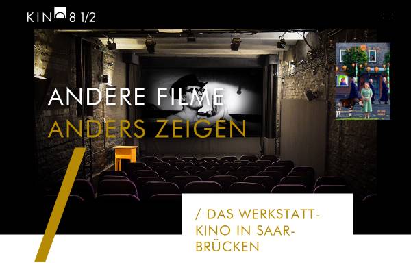 Vorschau von www.kinoachteinhalb.de, Kino Achteinhalb