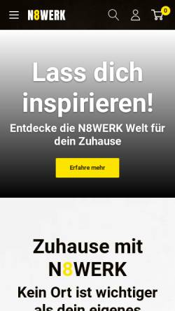 Vorschau der mobilen Webseite www.n8werk.de, N8werk