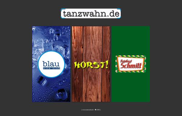 Vorschau von www.tanzwahn.de, Tanzwahn Gastromedia Ltd. Dieter Seiwert