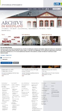 Vorschau der mobilen Webseite www.rama.lvr.de, Rheinisches Archiv- und Museumsamt