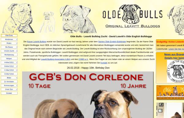Vorschau von www.oldebulls.de, Olde English Bulldogge