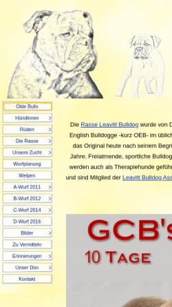 Vorschau der mobilen Webseite www.oldebulls.de, Olde English Bulldogge