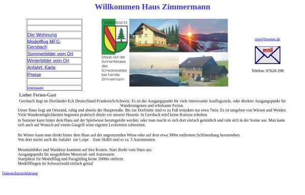Vorschau von www.urlaubtip.de, Familienferien bei Familie Zimmermann