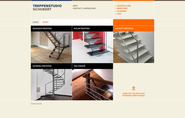 Vorschau von www.treppen-studio.de, Treppenstudio Schubert