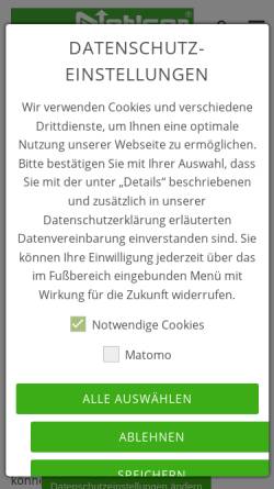 Vorschau der mobilen Webseite www.schutt-abladen-erlaubt.de, RAB Recyclinganlage Bremen GmbH
