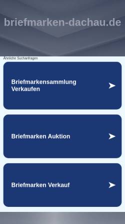 Vorschau der mobilen Webseite www.briefmarken-dachau.de, Dachauer Briefmarken-Sammler-Verein e.V.