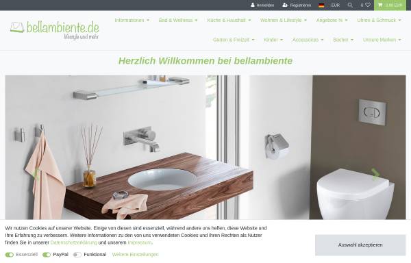 Vorschau von shop.bellambiente.de, bellambiente Handels-GmbH Co. KG
