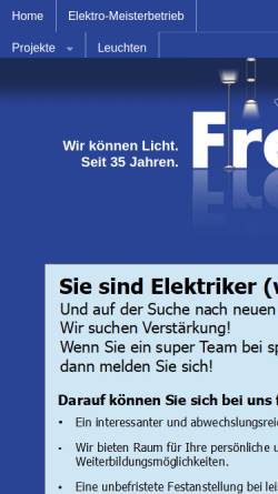 Vorschau der mobilen Webseite www.freilicht.com, Freilicht GmbH & Co. KG
