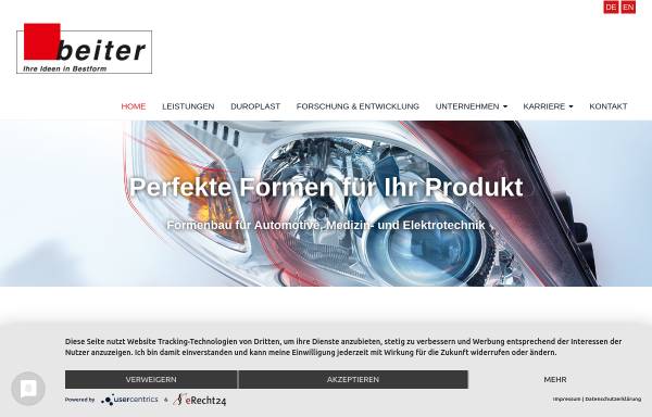 Vorschau von www.beiter.de, Beiter GmbH