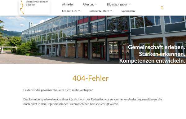Vorschau von www.heimschule-lender.de, Heimschule Lender